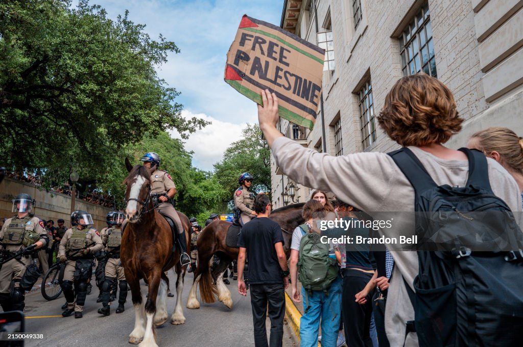 Students At UT Austin Hold Protest Supporting Gaza
