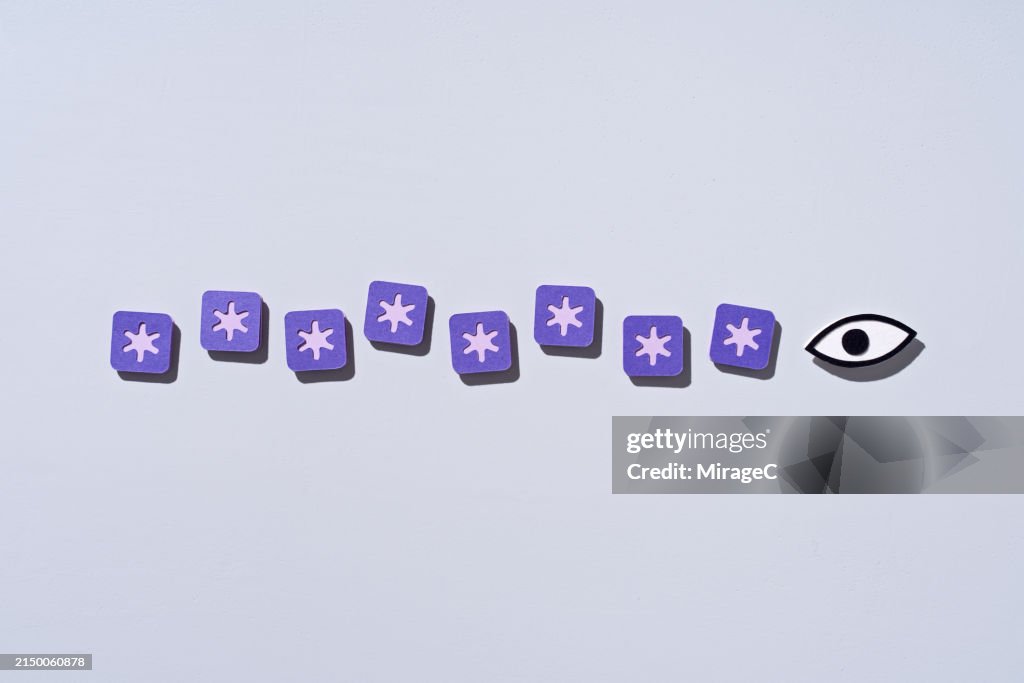 Spying Eye Peeping at Passwords, Paper Craft