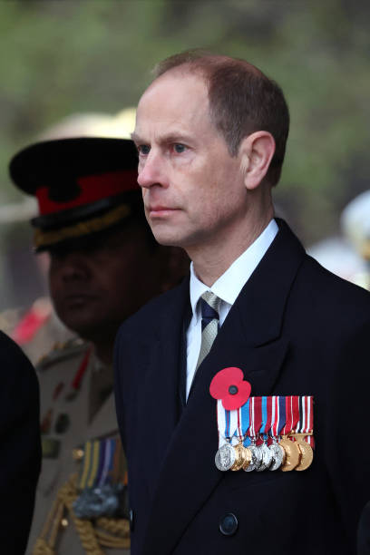 GBR: The Duke Of Edinburgh Attends The ANZAC Day Dawn Service In London