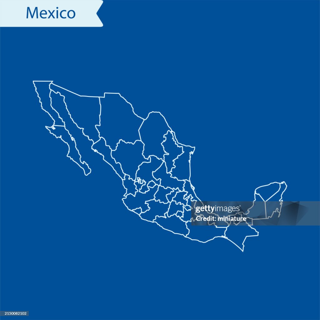 Mexico Map Vector Free Mexico Map High-Res Vector Graphic - Getty Images