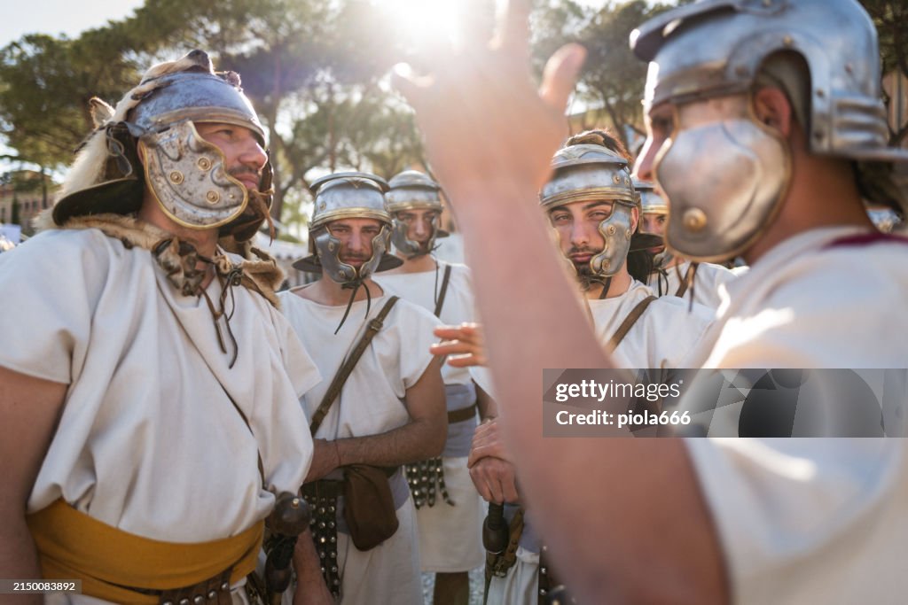 Anciet Rome Birth Rituals Reenactment Of The Birth Of Ancient Rome Empire High-Res Stock Photo ...