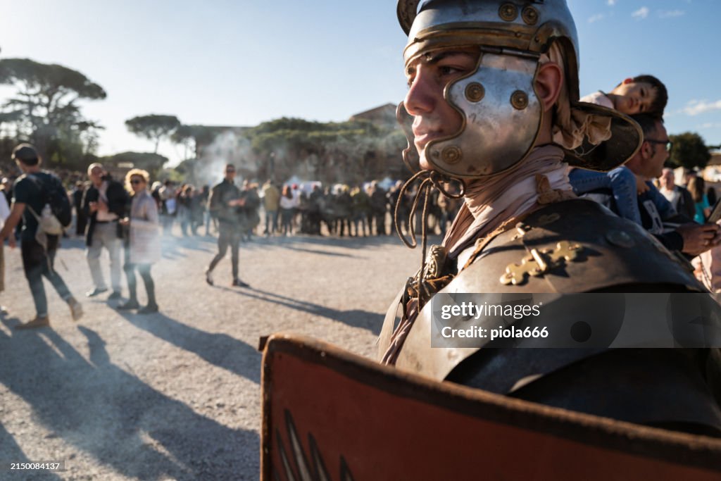 Anciet Rome Birth Rituals Reenactment Of The Birth Of Ancient Rome Empire High-Res Stock Photo ...
