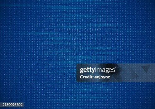 Blue Code Art Style Data Text Half Tone Blue Code Letters Gradient Background High-Res ...