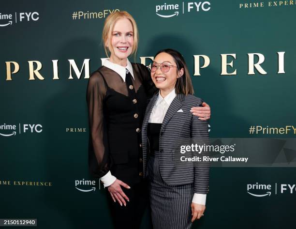 Nicole Kidman and Lulu Wang at the official Emmy FYC event for "Expats" held at the Prime Experience at nya WEST on April 28, 2024 in Los Angeles,...