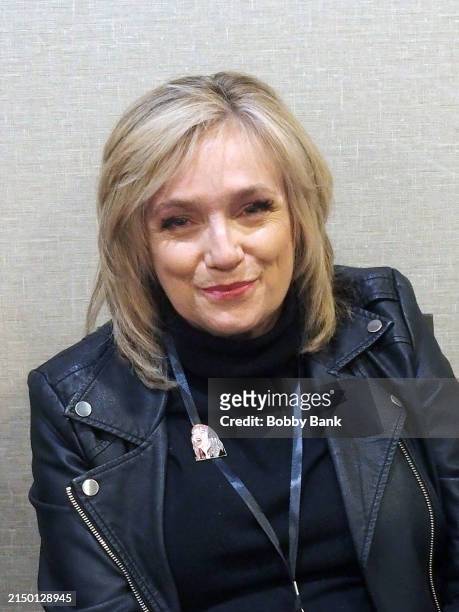 Lisa Langlois attends the Chiller Theatre Autograph Expo Spring 2024 at Parsippany Hilton on April 28, 2024 in Parsippany, New Jersey.