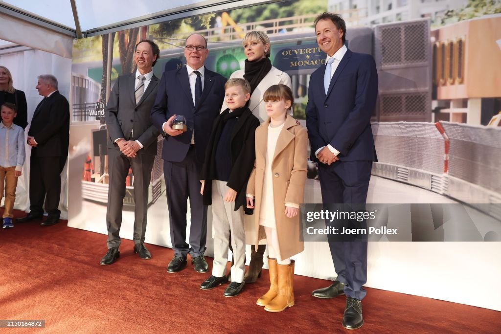 Prince Albert II And Princess Charlene Of Monaco Attend The Opening Of The Monaco Model Building Section At Miniatur Wunderland