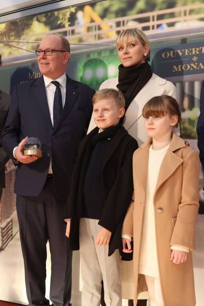 DEU: Prince Albert II And Princess Charlene Of Monaco Attend The Opening Of The Monaco Model Building Section At Miniatur Wunderland