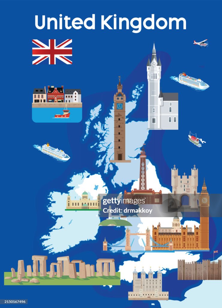 United Kingdom Travel Map