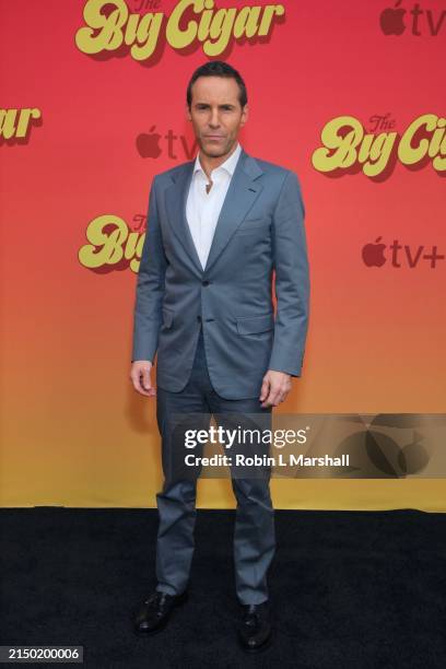 Alessandro Nivola attends the Los Angeles photo call for Apple TV+'s "The Big Cigar" at The London West Hollywood at Beverly Hills on April 25, 2024...