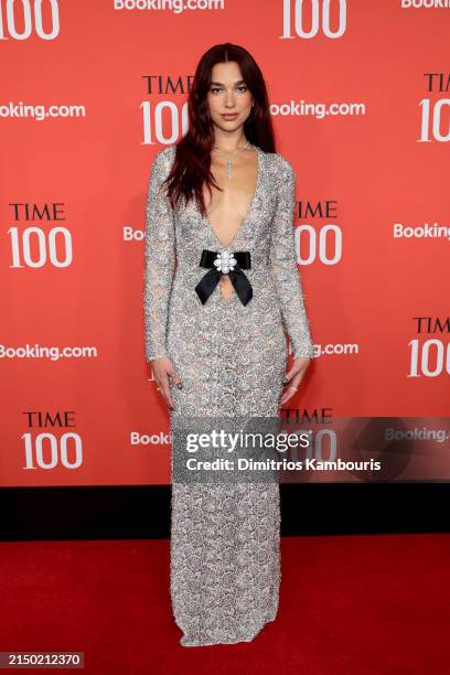 Dua Lipa attends the 2024 TIME100 Gala at Jazz at Lincoln Center on April 25, 2024 in New York City.