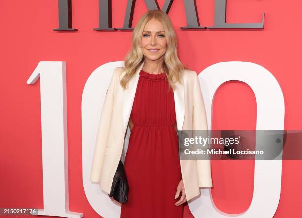 Kelly Ripa attends the 2024 Time100 Gala at Jazz at Lincoln Center on April 25, 2024 in New York City.