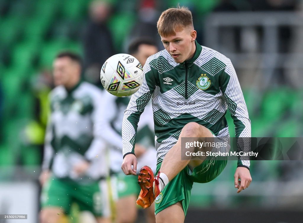 Dublin , Ireland - 29 April 2024; Conan Noonan of Shamrock Rovers ...