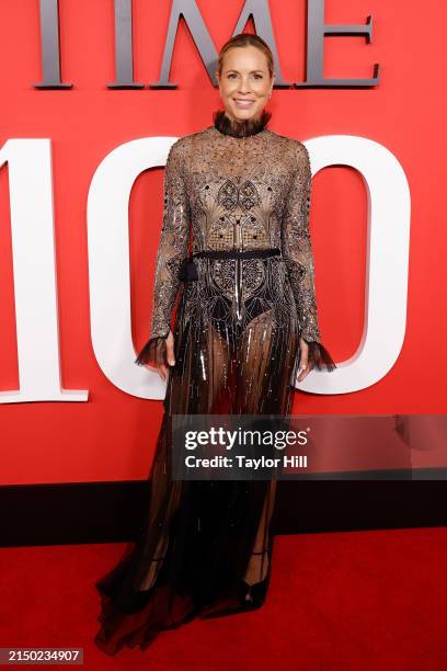 Maria Bello attends the 2024 Time100 Gala at Jazz at Lincoln Center on April 25, 2024 in New York City.