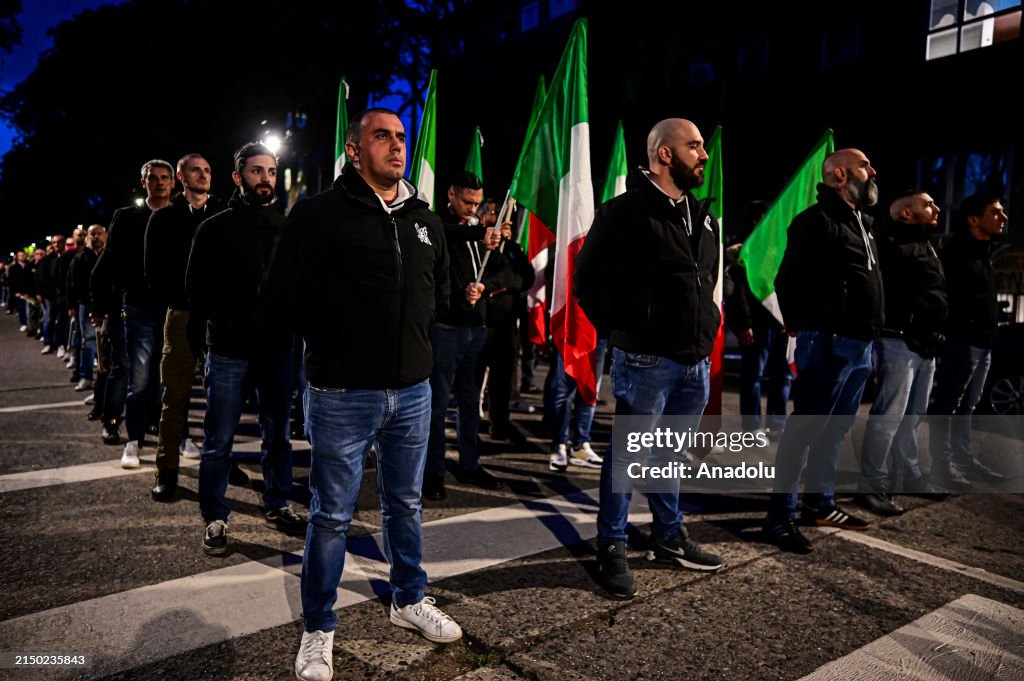 Commemoration of far right groups for Sergio Ramelli in Milan