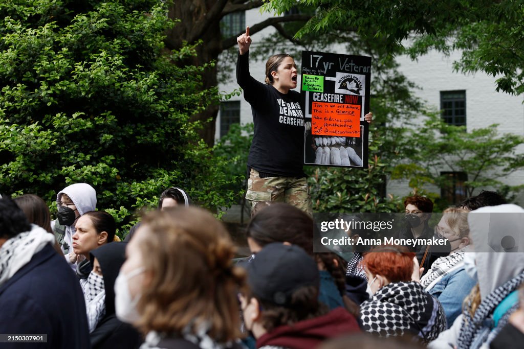Student Encampment For Gaza Springs Up At George Washington University