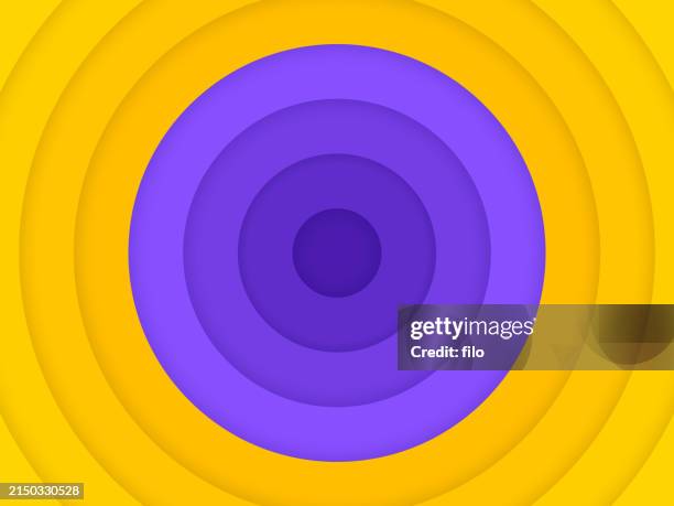 circle depth layers abstract background - staring competition stock illustrations