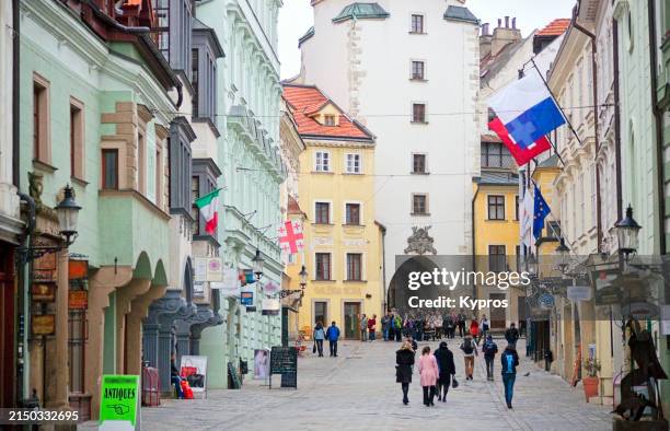 city gate - bratislava stock pictures, royalty-free photos & images