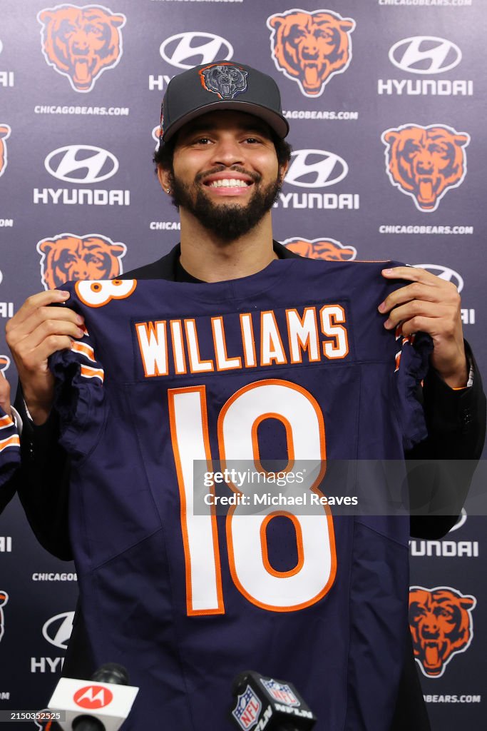 Chicago Bears Introduce Quarterback Caleb Williams And Wide Receiver Rome Odunze