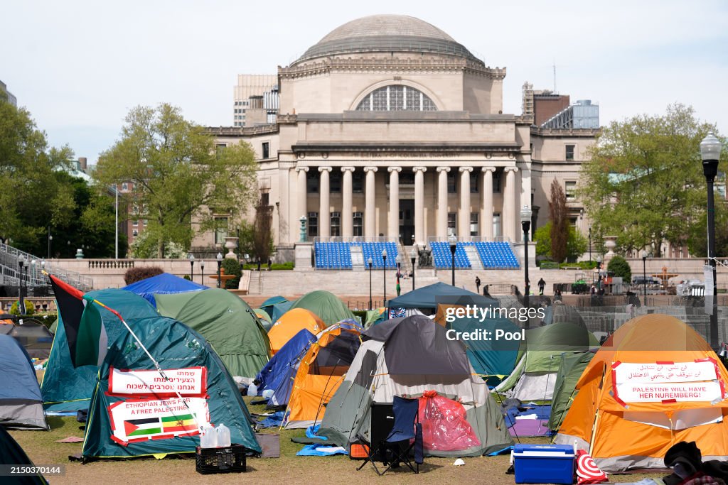 Columbia University Issues Deadline For Gaza Encampment To Vacate Campus