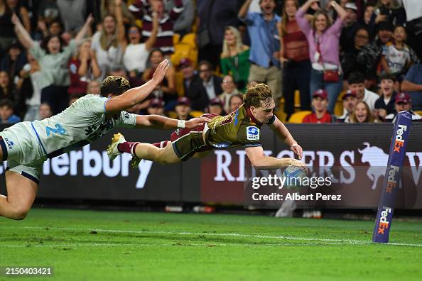 Super Rugby Pacific Rd 10 - Queensland Reds v Blues Super Rugby Pacific Rd 10 - Queensland Reds v Blues
