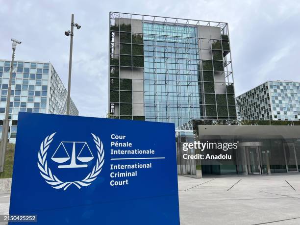 General view of the International Criminal Court building in The Hague, Netherlands on April 30, 2024.