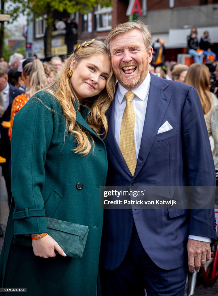 Dutch Royal Family Celebrate King's Day In Emmen