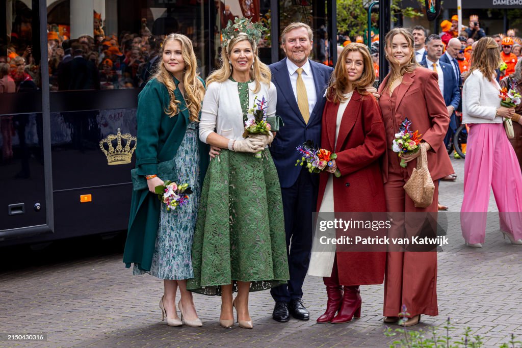 Dutch Royal Family Celebrate King's Day In Emmen