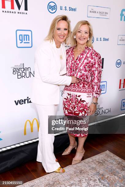 Megan Murphy and Hilary Rosen attends the 31st Annual White House Correspondents' Garden Brunch at Beall-Washington House on April 27, 2024 in...