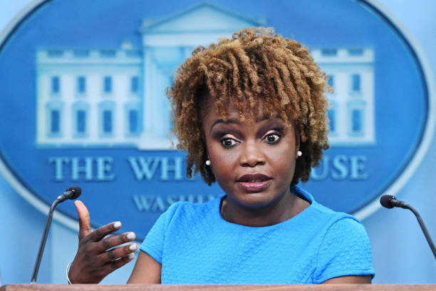 DC: Media Briefing Held By Press Secretary Karine Jean-Pierre At The White House
