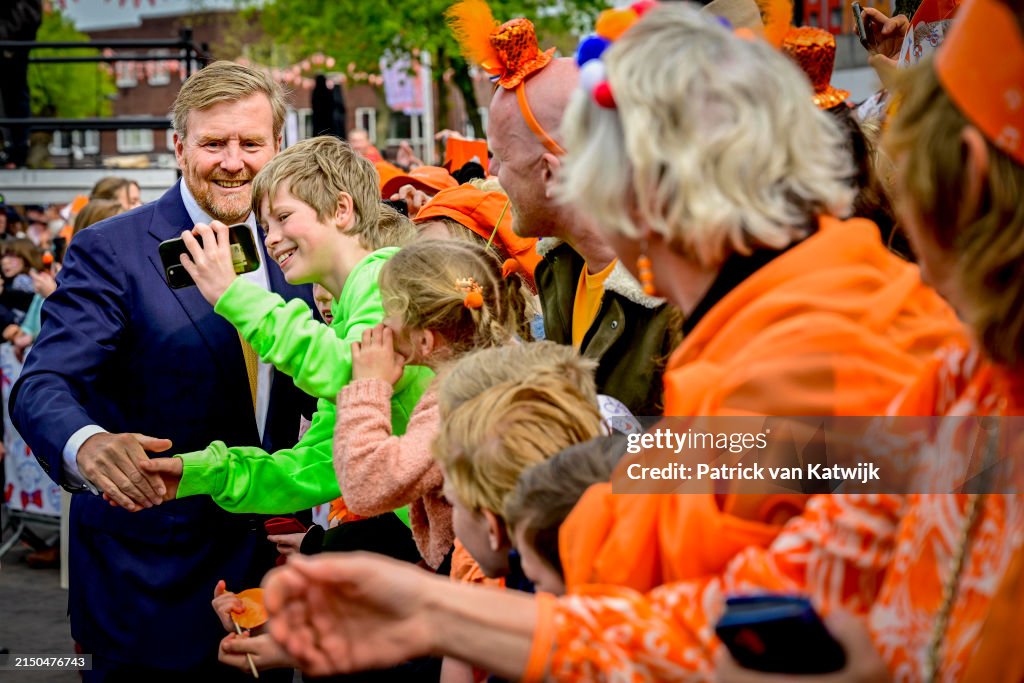 Dutch Royal Family Celebrate King's Day In Emmen
