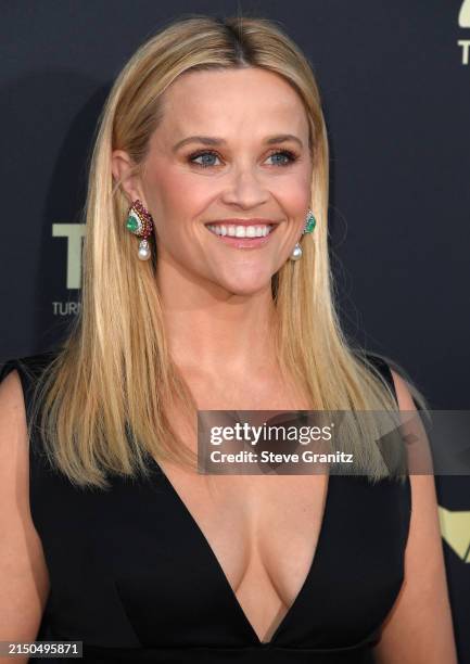 Reese Witherspoon arrives at the 49th AFI Life Achievement Award Gala Tribute Celebrating Nicole Kidman at Dolby Theatre on April 27, 2024 in...