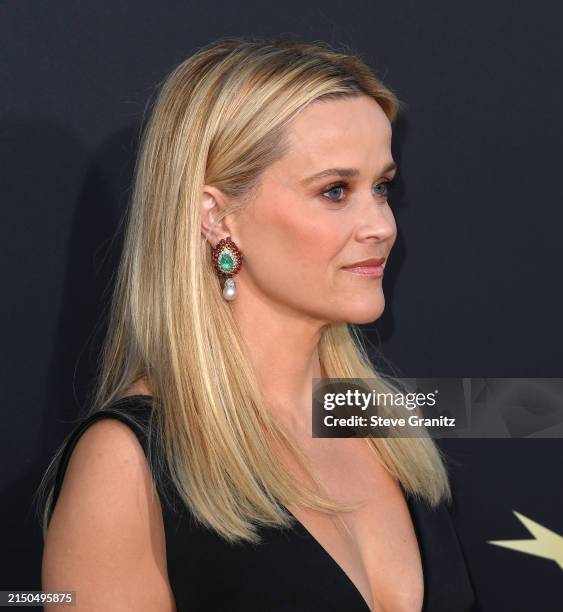 Reese Witherspoon arrives at the 49th AFI Life Achievement Award Gala Tribute Celebrating Nicole Kidman at Dolby Theatre on April 27, 2024 in...