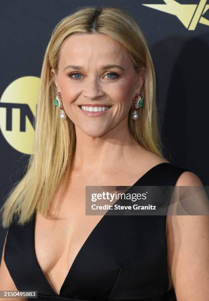 Reese Witherspoon arrives at the 49th AFI Life Achievement Award Gala Tribute Celebrating Nicole Kidman at Dolby Theatre on April 27, 2024 in...
