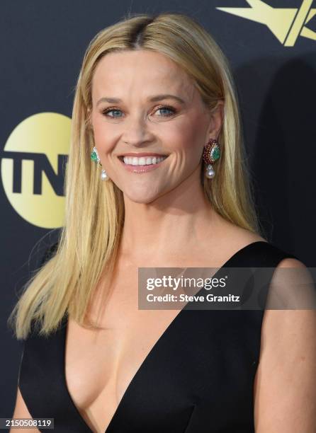 Reese Witherspoon arrives at the 49th AFI Lifetime Achievement Award Gala Tribute Celebrating Nicole Kidman at Dolby Theatre on April 27, 2024 in...