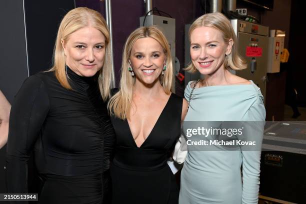 Bruna Papandrea, Reese Witherspoon and Naomi Watts attend the 49th AFI Life Achievement Award: A Tribute To Nicole Kidman at Dolby Theatre on April...