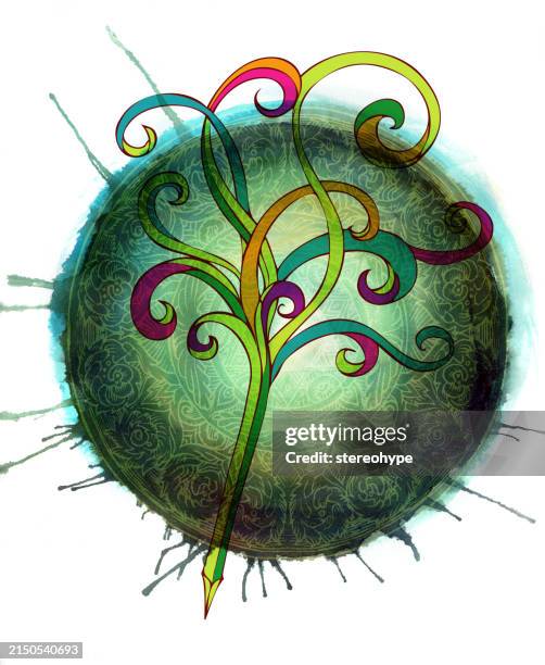 stockillustraties, clipart, cartoons en iconen met creative sphere - creatief regisseur