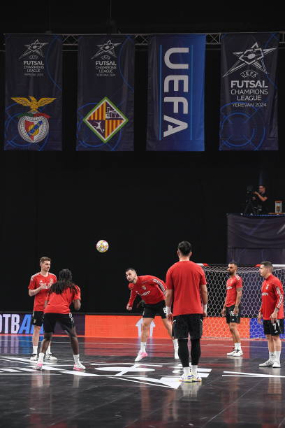 ARM: SL Benfica Training Session - UEFA Futsal Champions League Finals 2023/24