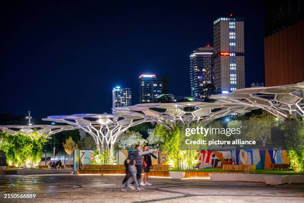 May 2024, Australia, Adelaide: The city center of Adelaide. Photo: Sina Schuldt/dpa