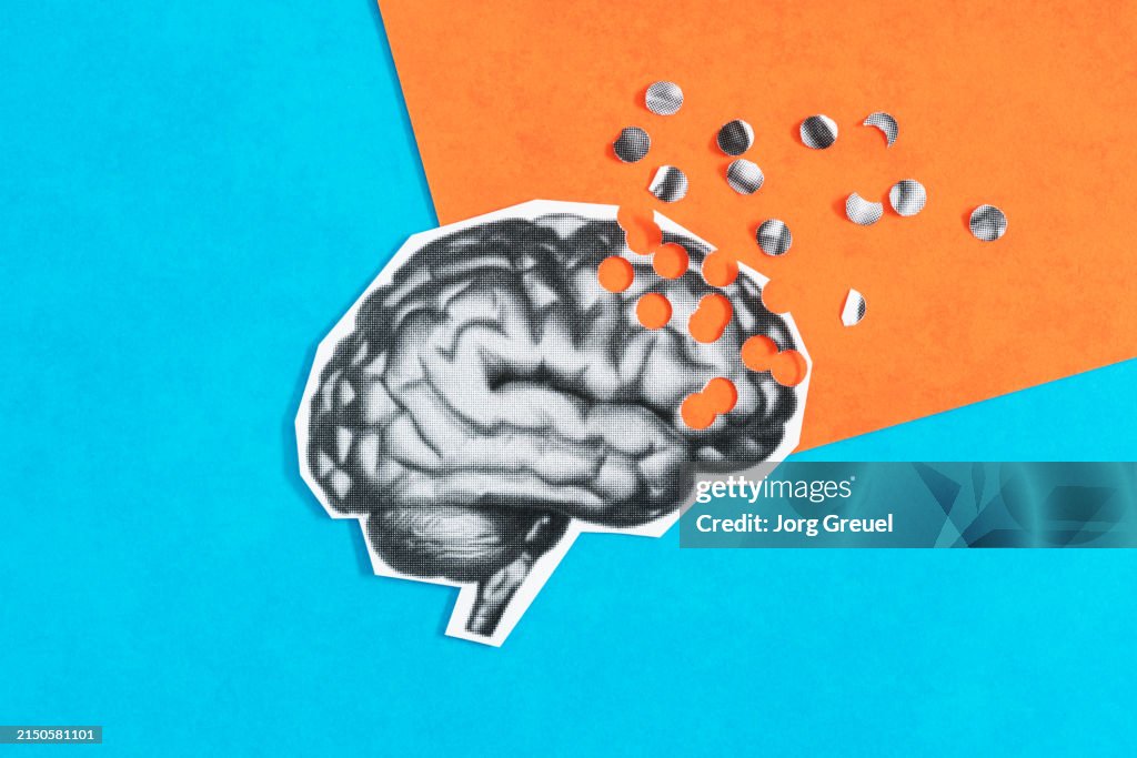 Holes in paper brain