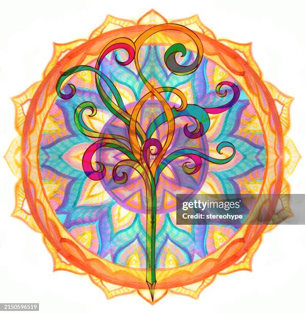 creative wheel - seraphim stock illustrations