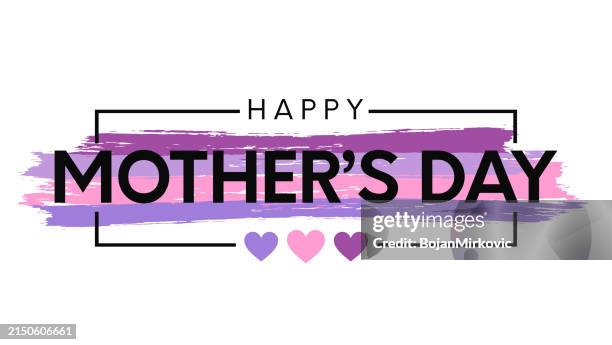 Muttertags Banner "Happy Mothers Day" - Glitzernde Wimpelkette Zur Dekoration