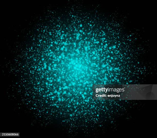 data particle burst abstract background - black background colour particles explosion stock illustrations