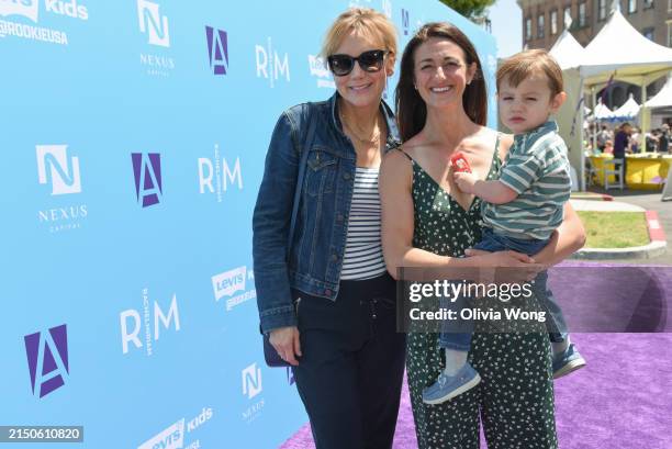 Megyn Price and guests attend the P.S. Arts 2024 "Express Yourself" Event at Fox Studio Lot on April 28, 2024 in Los Angeles, California.