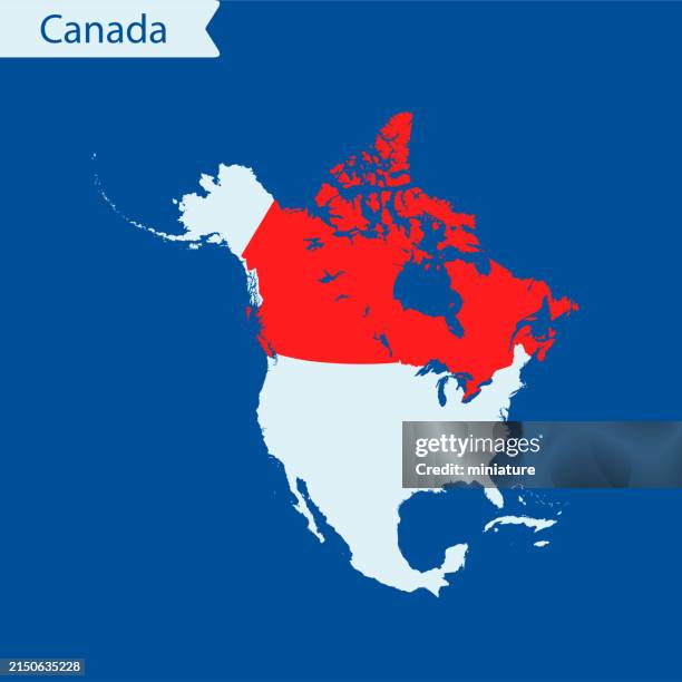 canada map - toronto map stock illustrations