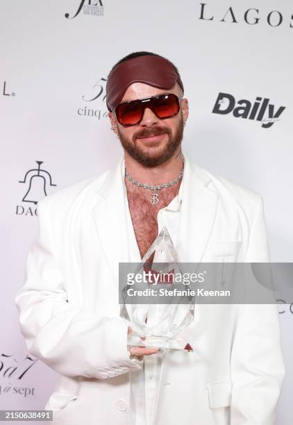 Brett Alan Nelson attends the Daily Front Row's Eighth Annual Fashion Los Angeles Awards at The Beverly Hills Hotel on April 28, 2024 in Beverly...