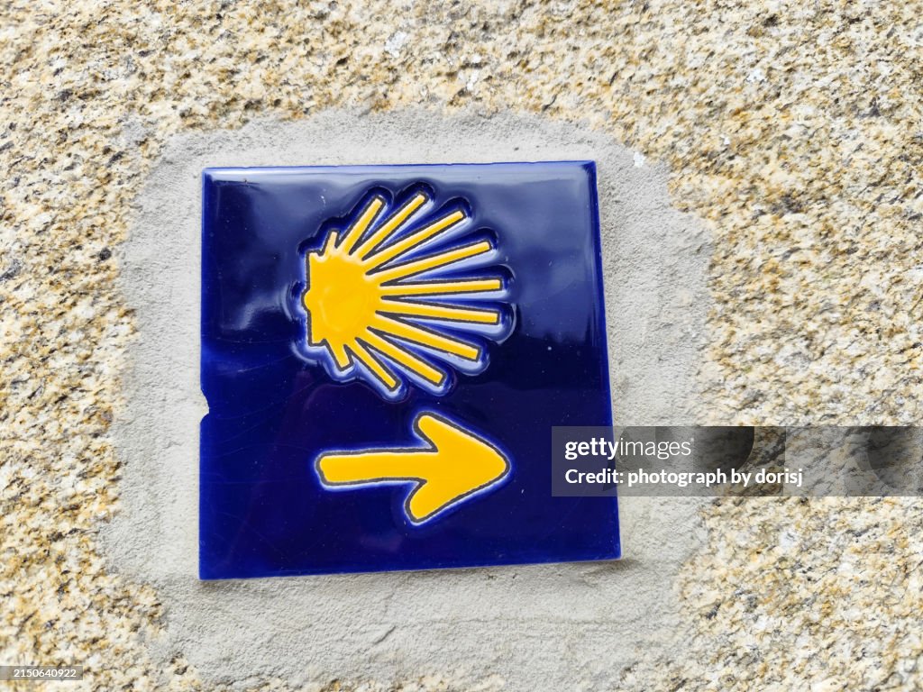 Camino de Santiago sign and symbol