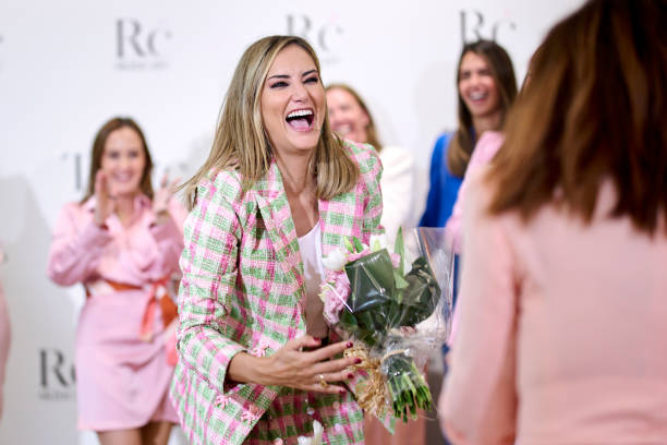 ESP: Rocío Carrasco Presents "Rć·Skincare" Cosmetic Line In Madrid