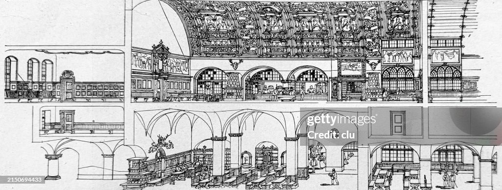 Hofbrauhaus Munich cross section