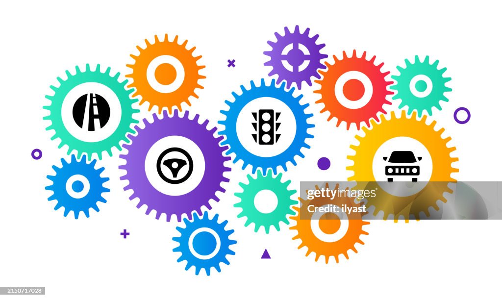 Course Concept Design For Learning To Drive High-Res Vector Graphic ...