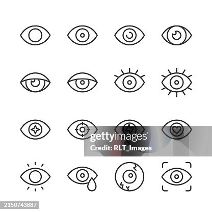 Eye Icons — Monoline Series Eye Icons — Monoline Series